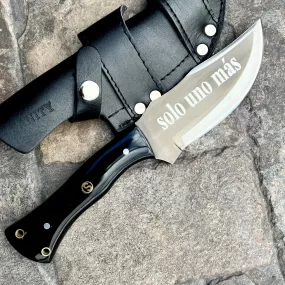 10” Rough Rider Series - Solo Uno Mas - Buffalo Horn - D2 Steel - Horizontal & Vertical Carry - CUS25