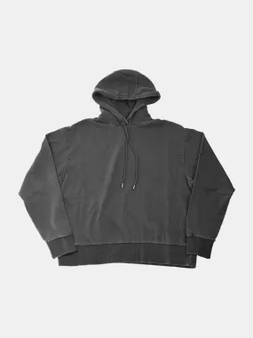 Afends THC Hemp Oversized Pull On Hood - Stone Black