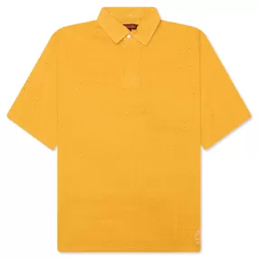 Clarity Woven Polo - Yellow