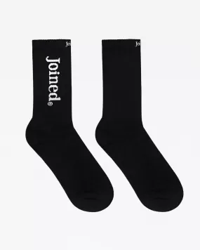 Font Crew Socks 2pk