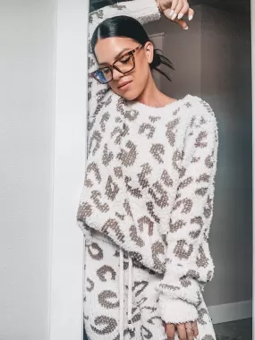 Luxe Leopard Lounge Sweater