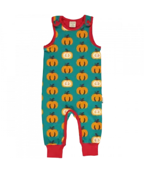 Maxomorra Garden Pumpkin Playsuit