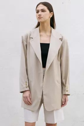 Moby Blazer Jacket, Beige