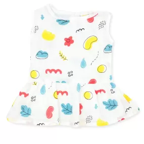 Muslin Frock for Baby Girl -  Sleeveless Organic Cotton -Season