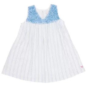 Pink Chicken Girls Courtney Dress - Riviera Stripe