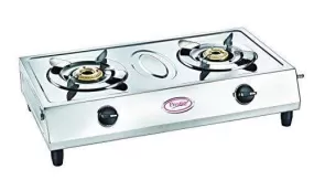 Prestige Agni Classic Stainless Steel 2 Burner Gas Stove