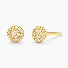 Round Stud Earrings