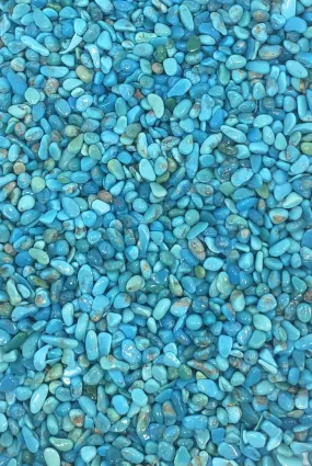 Sleeping Beauty Turquoise Small Tumbled Nuggets for Inlay (pkg of 28 grams)