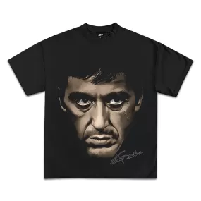 Tony Montana Scarface Jumbo Graphic T-Shirt