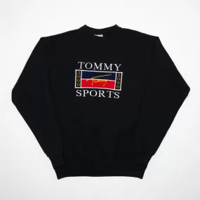 Vintage '00 Black Tommy Sports Crewnecks (M)