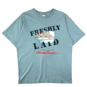 Vintage Freshly Laid Graphic T-Shirt - L